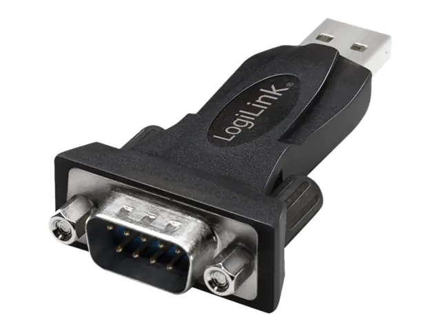 LogiLink - Serieller Adapter - USB 2.0 - RS-232 - Schwarz