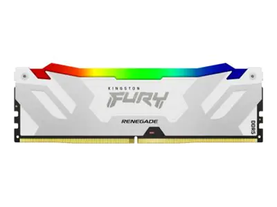Kingston FURY Renegade RGB - DDR5 - Modul - 16 GB - DIMM 288-PIN - 7200 MHz / PC5-57600 - CL38 - 1.45 V - on-die ECC - weiß