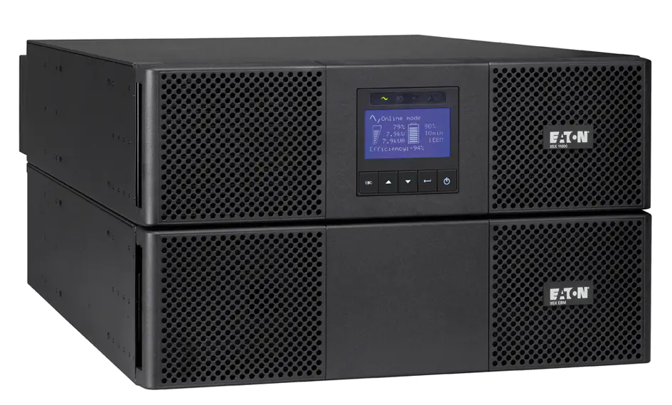 Eaton 9SX 9SXEBM240 - Batteriegehäuse (in Rack montierbar/extern) - Bleisäure - 3U - 48.3 cm (19") - für Eaton 9SX11KIRT; 9SX 9SX11KI, 9SX11KIPM, 9SX11KIRT, 9SX8Ki, 9SX8KIPM, 9SX8KIRT