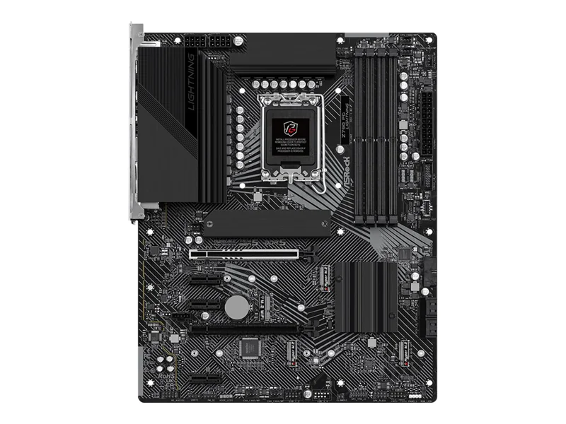 ASRock Z790 PG Lightning - Motherboard - ATX - LGA1700-Sockel - Z790 Chipsatz - USB 3.2 Gen 1, USB 3.2 Gen 2, USB-C 3.2 Gen 2x2, USB-C 3.2 Gen 1 - 2.5 Gigabit LAN - Onboard-Grafik (CPU erforderlich) - HD Audio (8-Kanal)