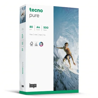inapa tecno Kopierpapier pure 2100011510 Blue Angel A4 80g 500Bl. inapa tecno Kopierpapier pure 2100011510 Blue Angel A4 80g 500Bl.