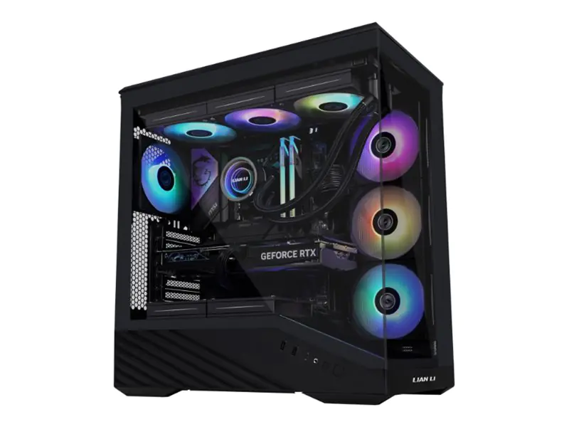 Lian Li Vector V100 - Mid tower Gaming - E-ATX - Seitenteil mit Fenster (gehärtetes Glas)