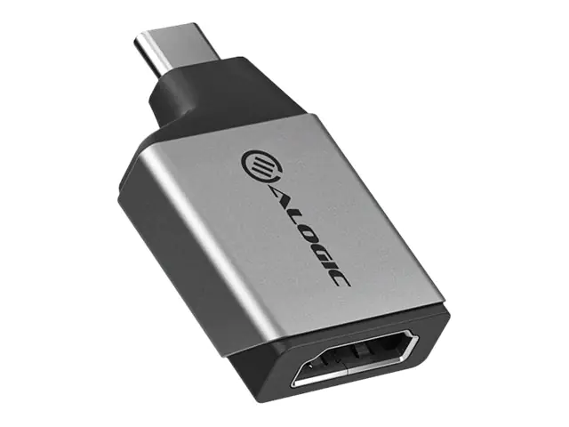 ALOGIC Ultra MINI - Videoadapter - 24 pin USB-C männlich zu HDMI weiblich - Space-grau - 4K Unterstützung
