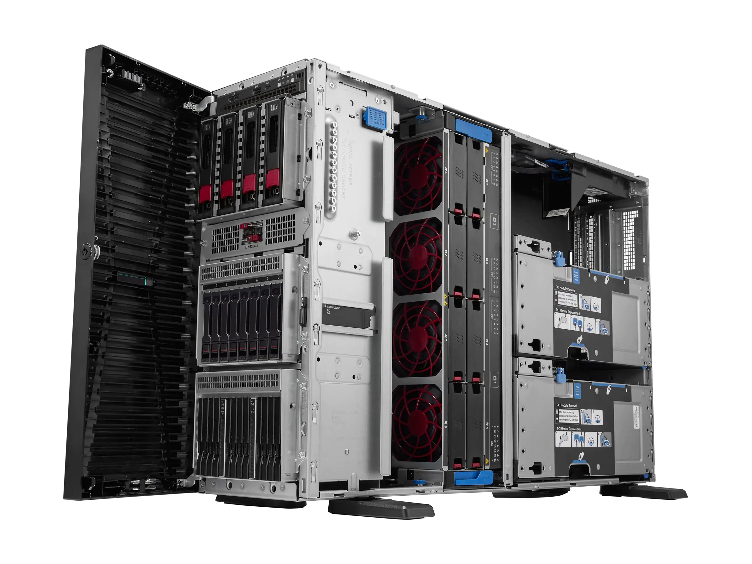 HPE ProLiant Compute ML350 Gen12 - Server - Tower - 4U - zweiweg - 1 x Xeon 6505P / 2.2 GHz - RAM 32 GB - SATA/SAS - Hot-Swap 8.9 cm (3.5") P89974-425