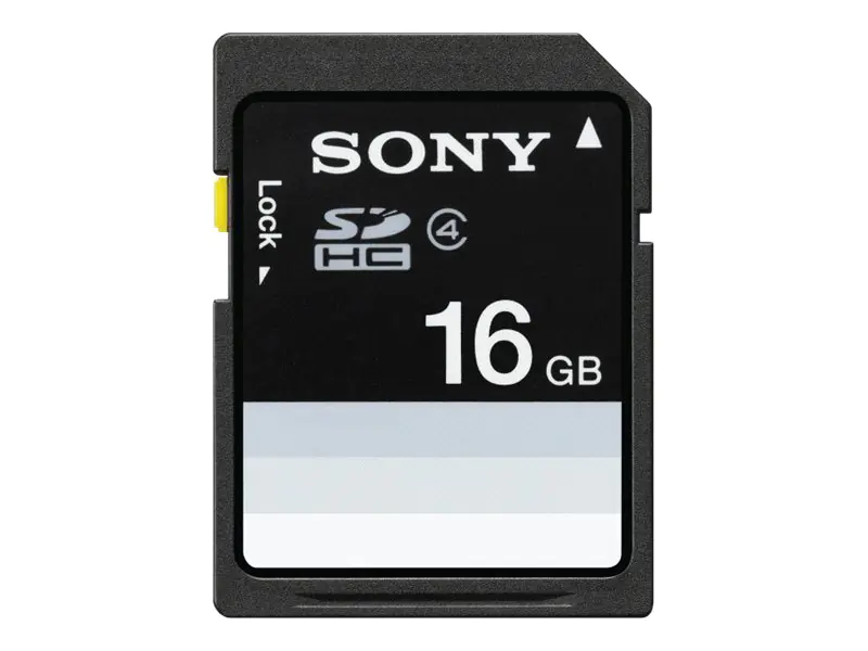 Sony - Flash-Speicherkarte - 16 GB - Class 4 - SDHC - für Cyber-shot DSC-HX10, HX200, TX100; Handycam HDR-CX740; Tablet S SGPT113; a SLT-A65 Sony - Flash-Speicherkarte - 16 GB - Class 4 - SDHC - für Cyber-shot DSC-HX10, HX200, TX100; Handycam HDR-CX740; Tablet S SGPT113; a SLT-A65