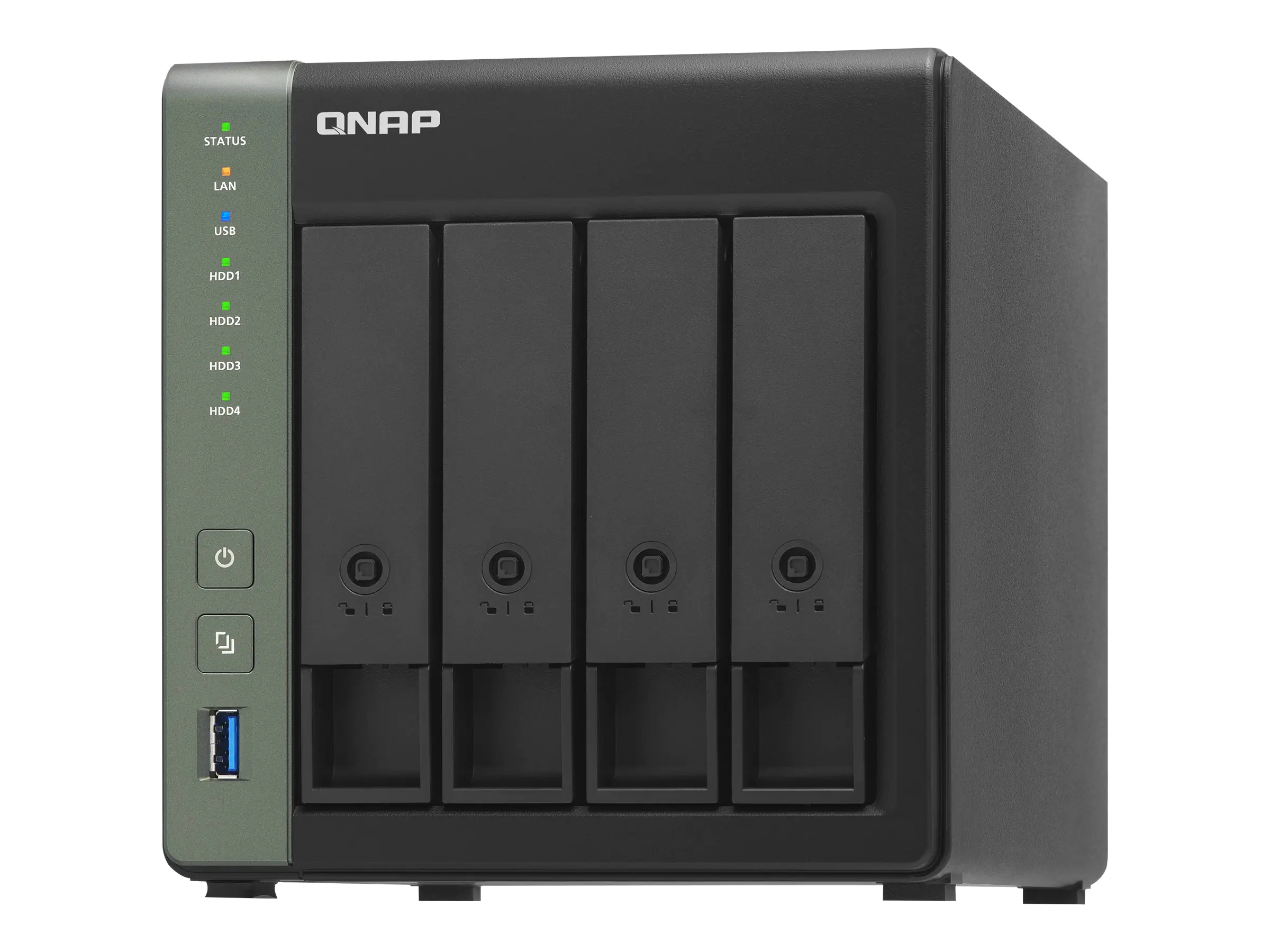 QNAP TS-431KX - NAS-Server - 4 Schächte - SATA 6Gb/s - RAID RAID 0, 1, 5, 6, 10, JBOD - RAM 2 GB - Gigabit Ethernet / 10 Gigabit Ethernet - iSCSI Support