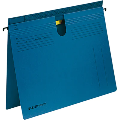 Leitz Hängehefter SERIE 18 DIN A4 250g/m² Manilakarton, recycelt blau 50 St./Pack. Leitz Hängehefter SERIE 18 DIN A4 250g/m² Manilakarton, recycelt blau 50 St./Pack.