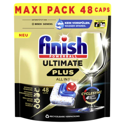 FINISH Spülmaschinentabs Powerball Ultimate Plus All in 1 48 St./Pack. FINISH Spülmaschinentabs Powerball Ultimate Plus All in 1 48 St./Pack.