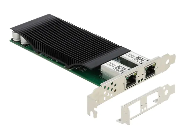 Delock - Netzwerkadapter - PCIe 2.1 x4 - Gigabit Ethernet (PoE+) x 2