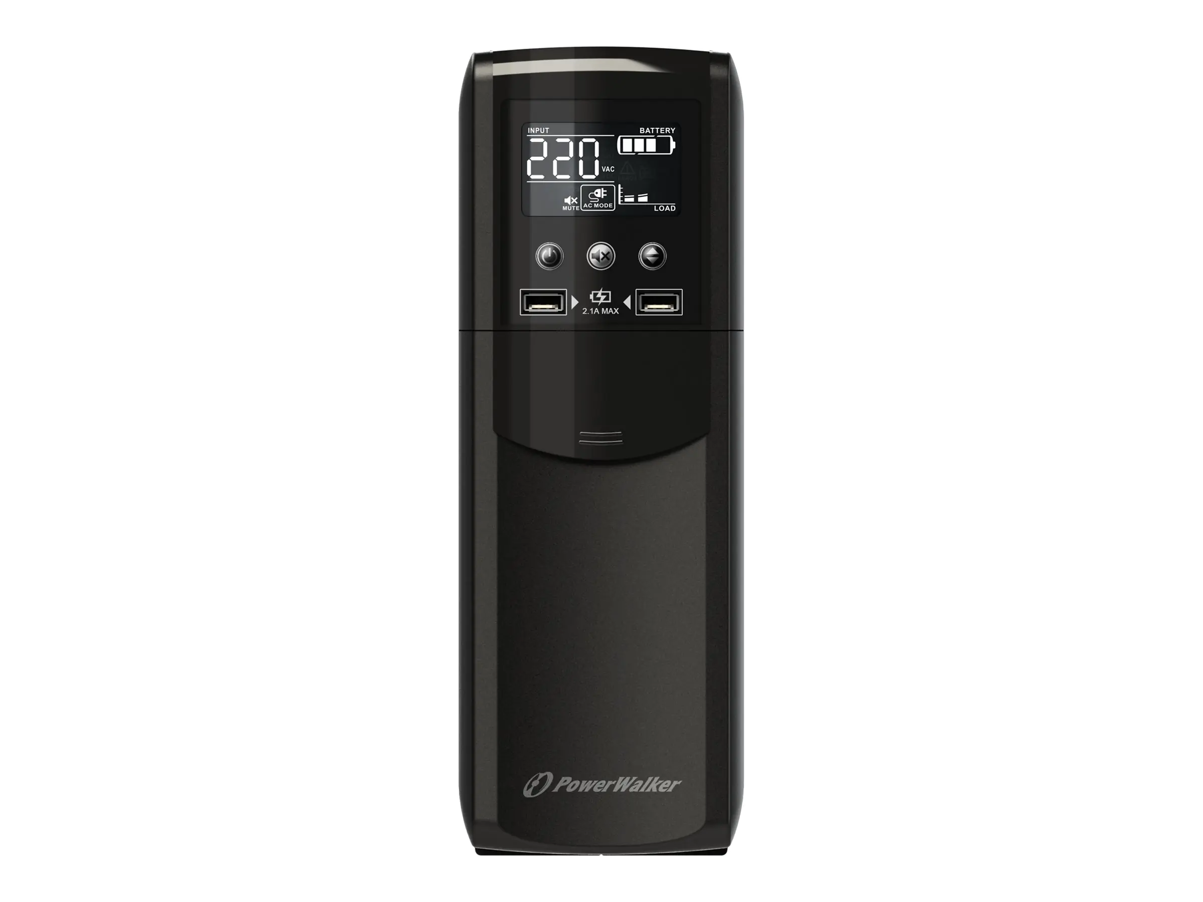 PowerWalker VI 1200 CSW IEC - USV - Wechselstrom 230 V - 720 Watt - 1200 VA - 7 Ah - USB - Ausgangsanschlüsse: 8
