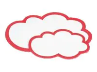 magnetoplan Moderationskarte 111152003 Wolke 420x250mm 20St.