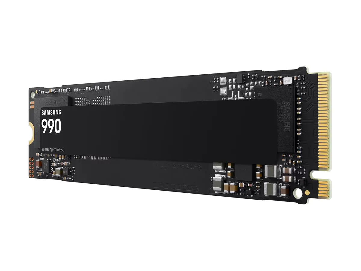 Samsung 990 MZ-V9V1T0BW - SSD - verschlüsselt - 1 TB - intern - M.2 2280 - PCIe 4.0 x4 (NVMe)