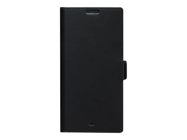 dbramante1928 Copenhagen Slim - Flip-Hülle für Mobiltelefon - genarbtes Leder - Schwarz - für Samsung Galaxy S22 Ultra