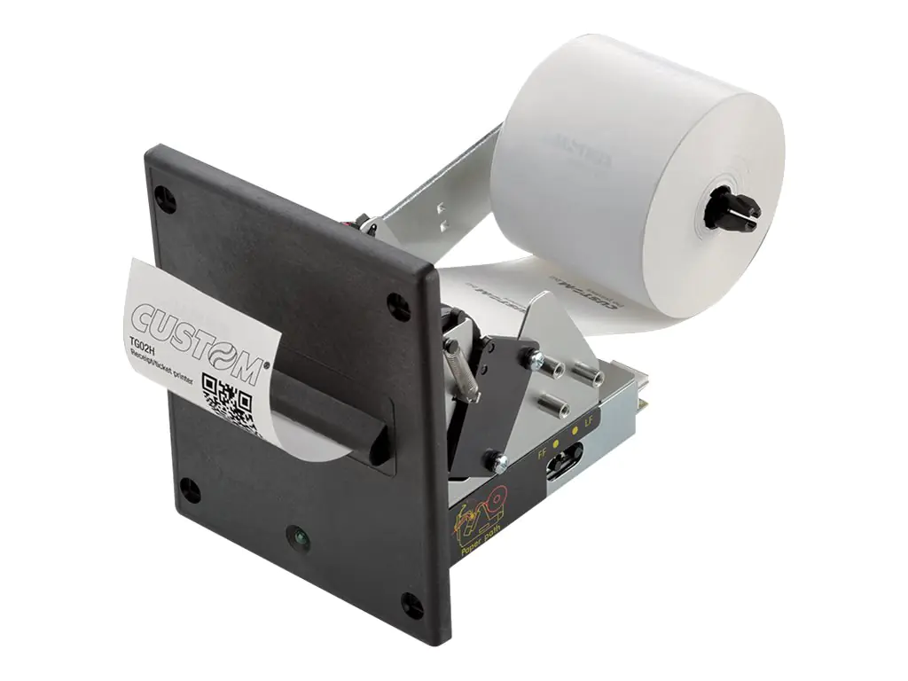 Custom TG02H - Belegdrucker - Thermodirekt - Rolle (5,7 cm) - 203 dpi - bis zu 80 mm/Sek. - USB, RS232 - Cutter
