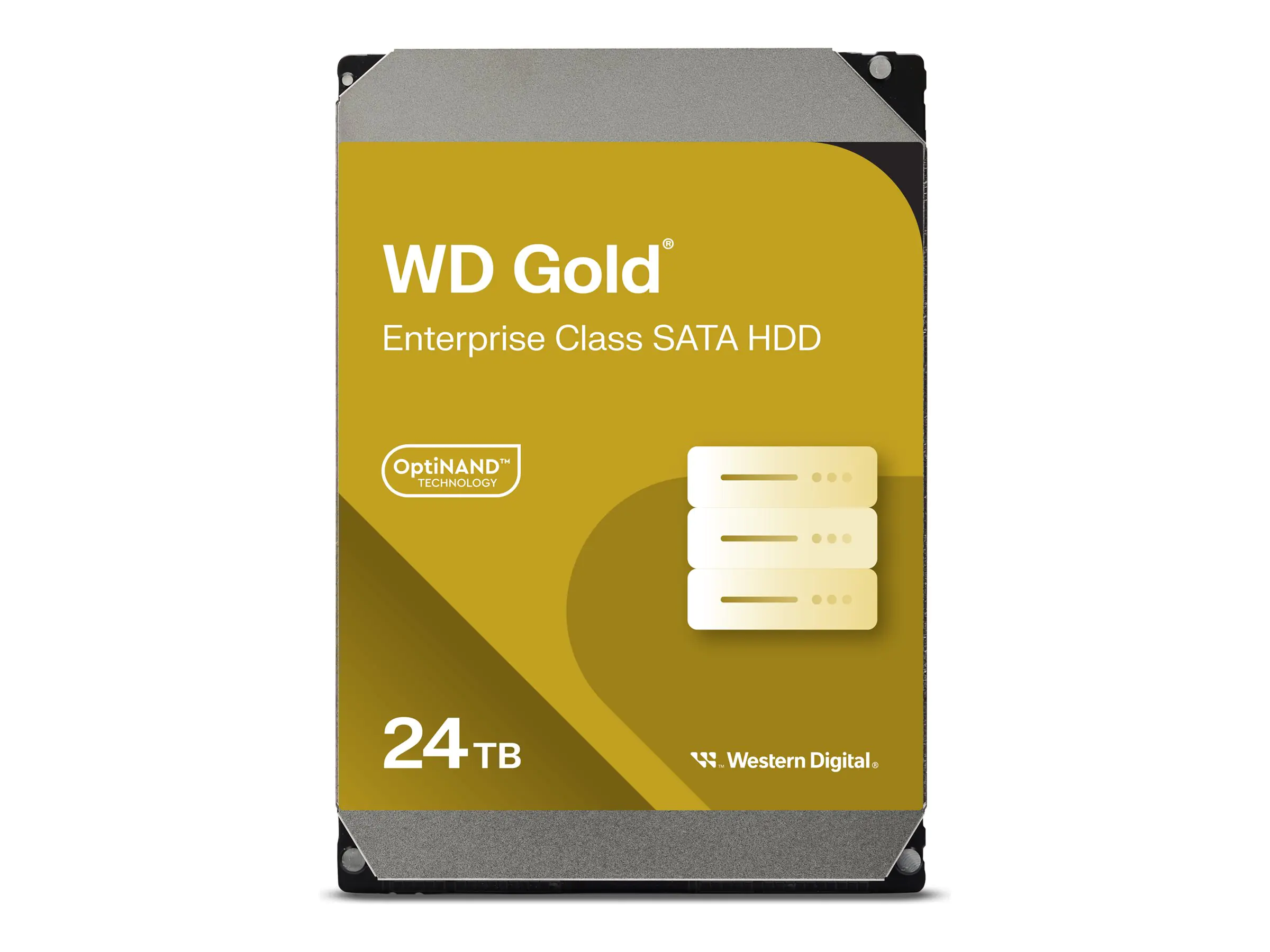 WD Gold - Festplatte - Enterprise - 24 TB - intern - 3.5" (8.9 cm) - SATA 6Gb/s - 7200 rpm - Puffer: 512 MB