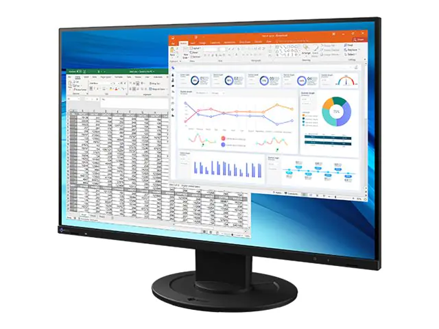 EIZO 61.1cm (24.1") EV2410R-BK 16:10 DVI+HDMI+DP+USB black - Flachbildschirm (TFT/LCD)