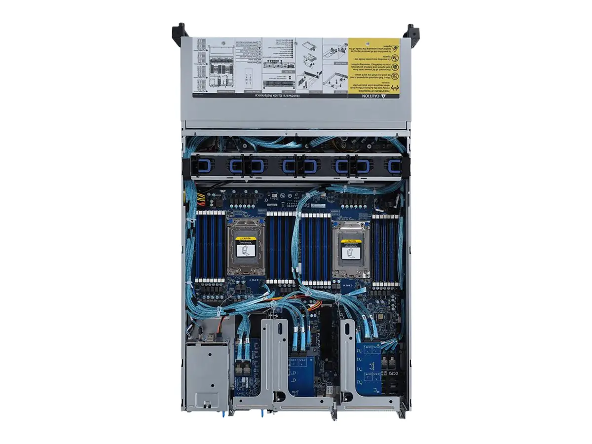 Gigabyte R282-Z94 (rev. 100) - Server - Rack-Montage - 2U - zweiweg - keine CPU - RAM 0 GB - SATA/PCI Express - Hot-Swap 6.4 cm (2.5") Schacht/Schächte - keine HDD - AST2500 - GigE - kein Betriebssystem - Monitor: keiner