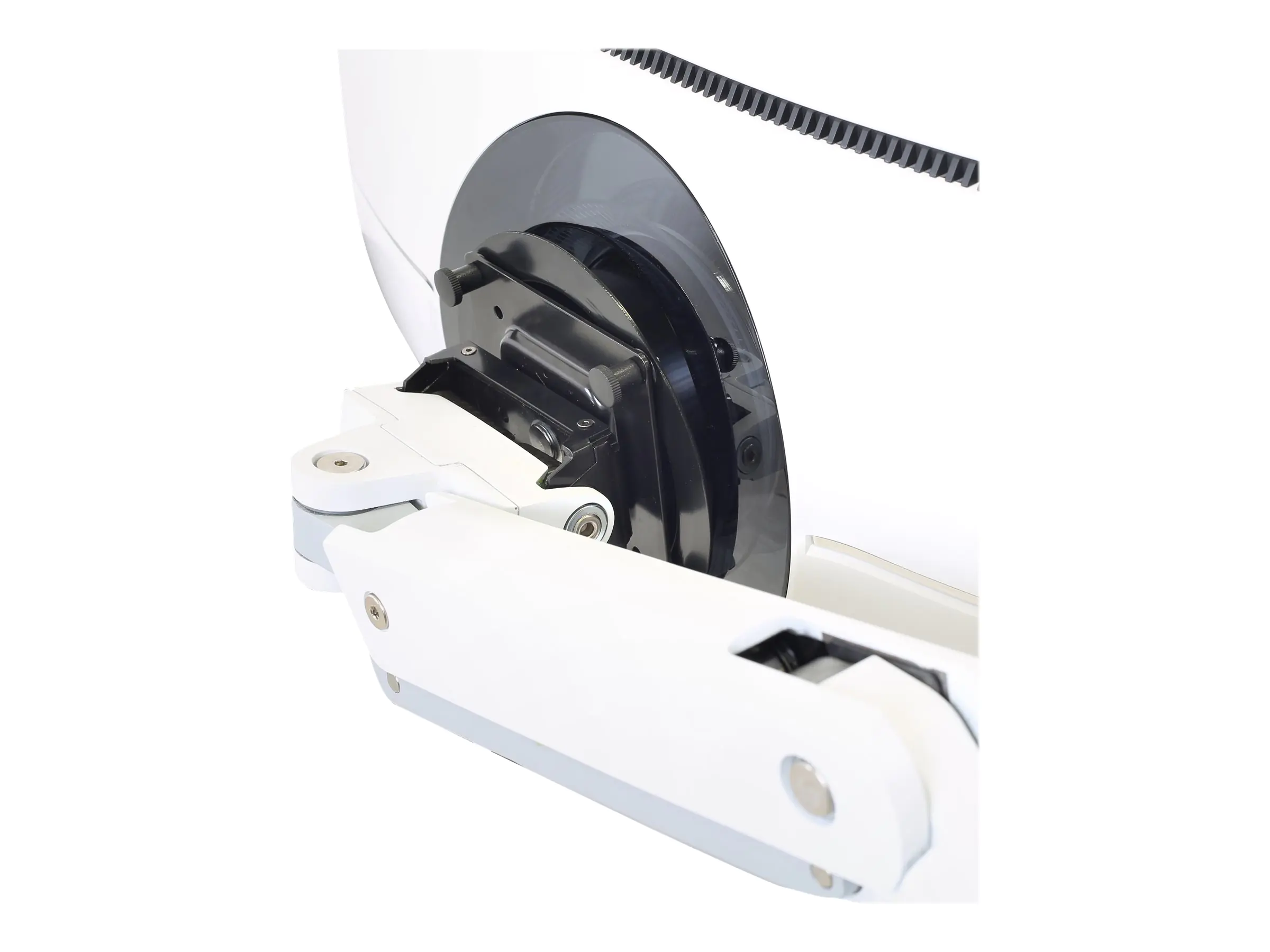 Ergotron HX - Montagekomponente (Pivot) - robust - für LCD-Display - weiß - Bildschirmgröße: up to 124.5 cm (up to 49") - für Ergotron HX Desk Monitor Arm, HX Wall Mount Monitor Arm