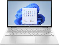 HP Pavilion x360 Laptop 15-er1053ng - Flip-Design - Intel Core i5 1235U / 1.3 GHz - Win 11 Home - Iris Xe Graphics - 16 GB RAM - 256 GB SSD NVMe - 39.6 cm (15.6") IPS Touchscreen 1920 x 1080 (Full HD) - Wi-Fi 5 - Natural Silver - kbd: Deutsch