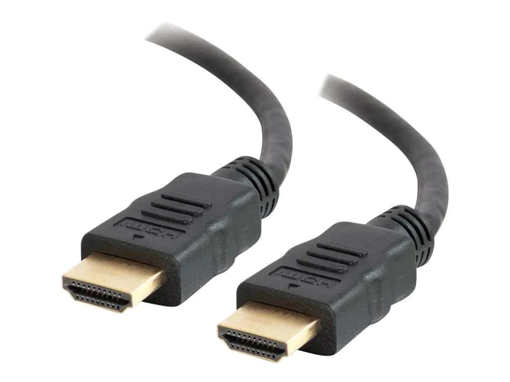 C2G 5ft 4K HDMI Cable with Ethernet - High Speed HDMI Cable - M/M - HDMI-Kabel mit Ethernet - HDMI männlich zu HDMI männlich - 1.52 m - abgeschirmt - Schwarz