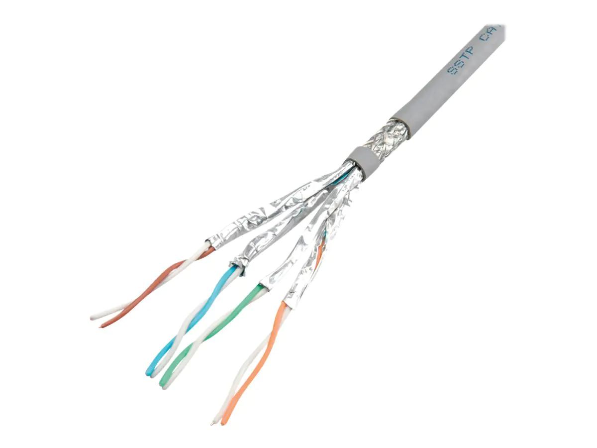 Roline - Bulkkabel - 300 m - SFTP - CAT 6e - halogenfrei, robust - Grau