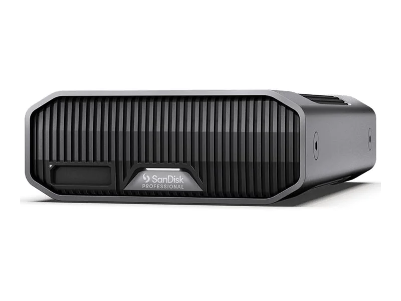 SanDisk G-DRIVE PROJECT - Festplatte - Enterprise - 12 TB - extern (Stationär) - USB 3.2 Gen 2 / Thunderbolt 3 (USB-C Steckverbinder) - 7200 rpm - Grau