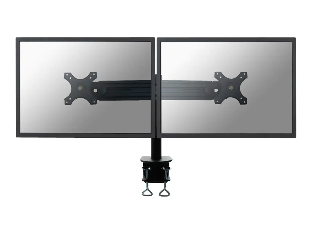 Neomounts FPMA-D700D - Befestigungskit - Voll beweglich - für 2 LCD-Displays - Schwarz - Bildschirmgröße: 48.3-76.2 cm (19"-30") - Klemmmontage, Tischmontage