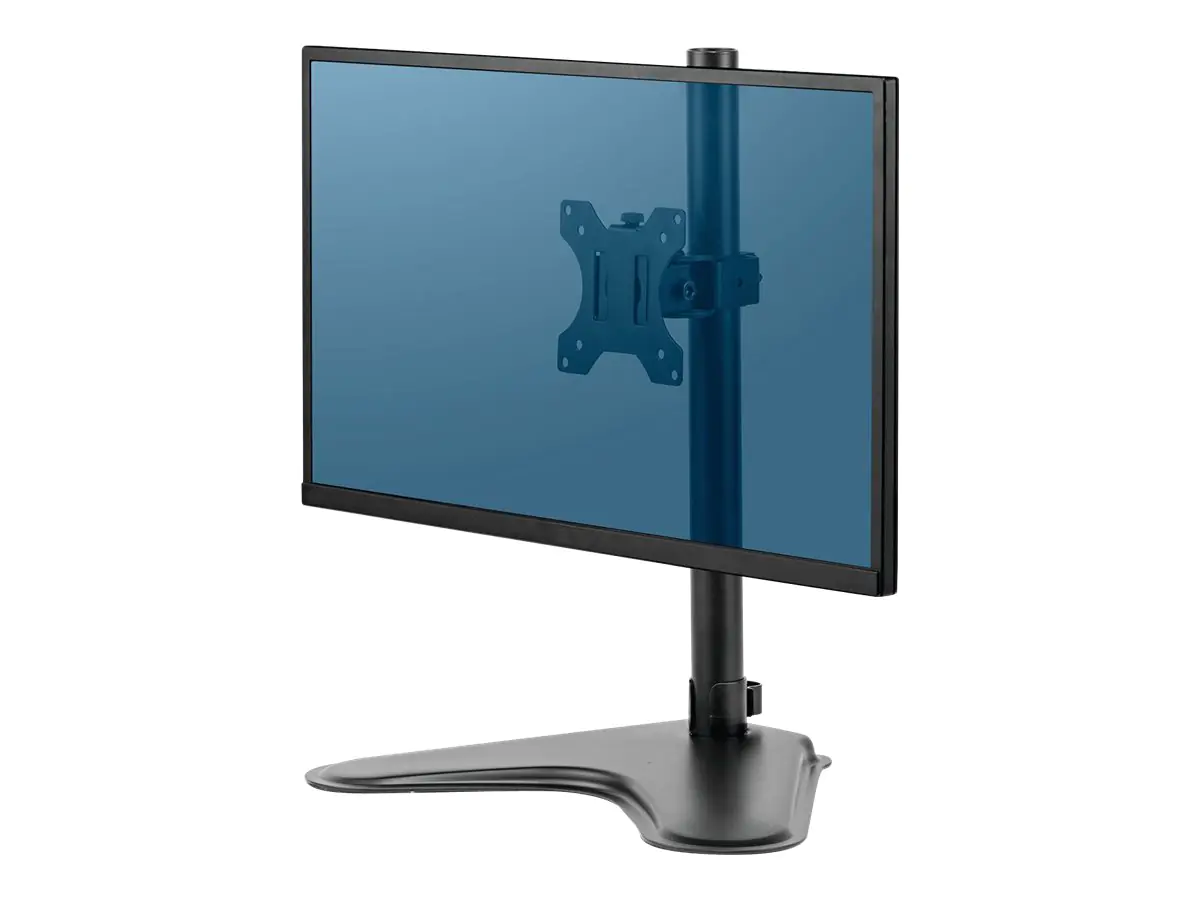 Fellowes Professional Series Single Freestanding Monitor Arm - Befestigungskit - für Monitor - Kunststoff, Aluminium, Stahl - Schwarz - Bildschirmgröße: bis zu 81,3 cm (bis zu 32 Zoll) - Tischmontage