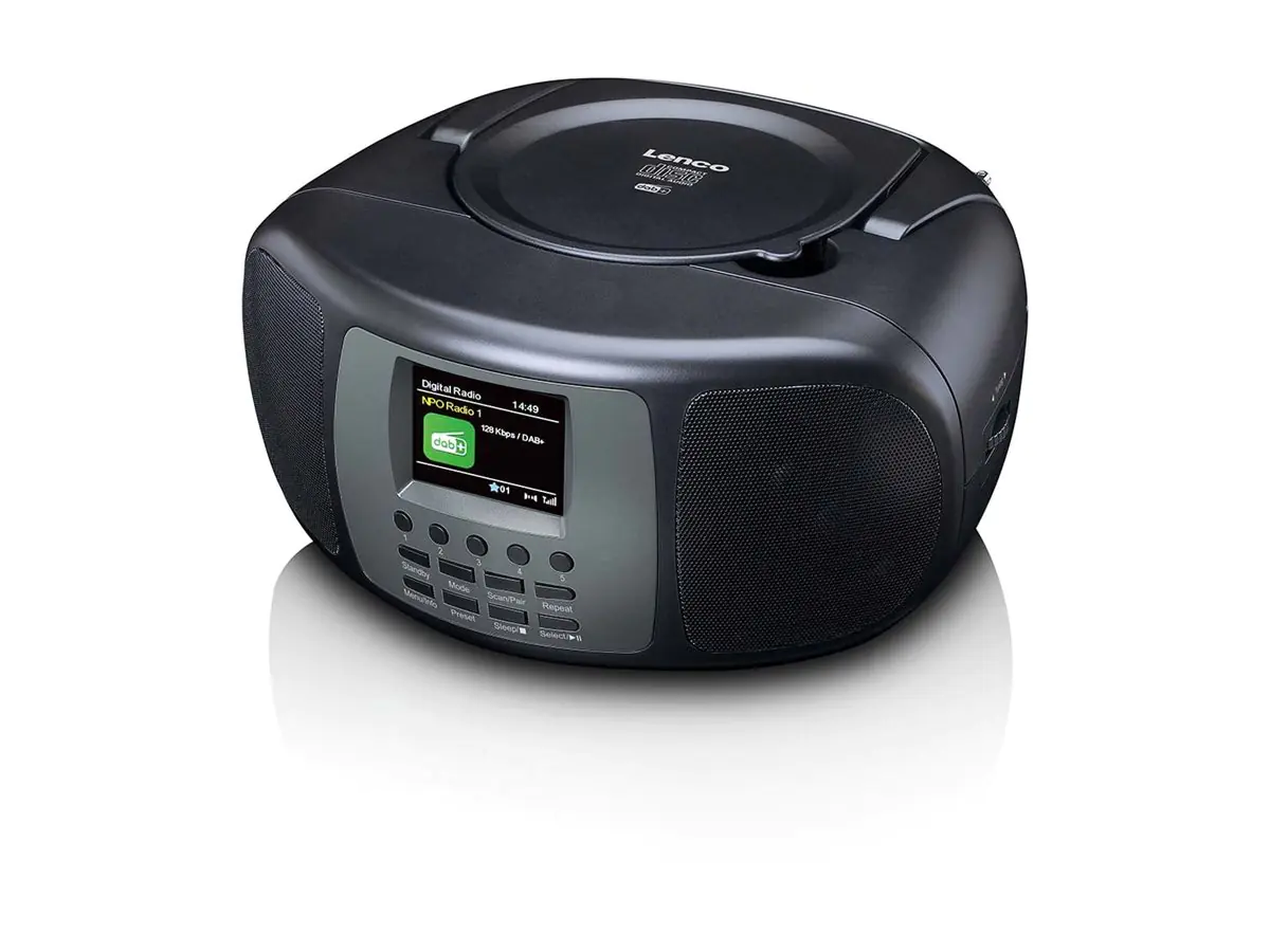 Lenco SCD-860 - Ghettoblaster - 4 Watt - Black Gray