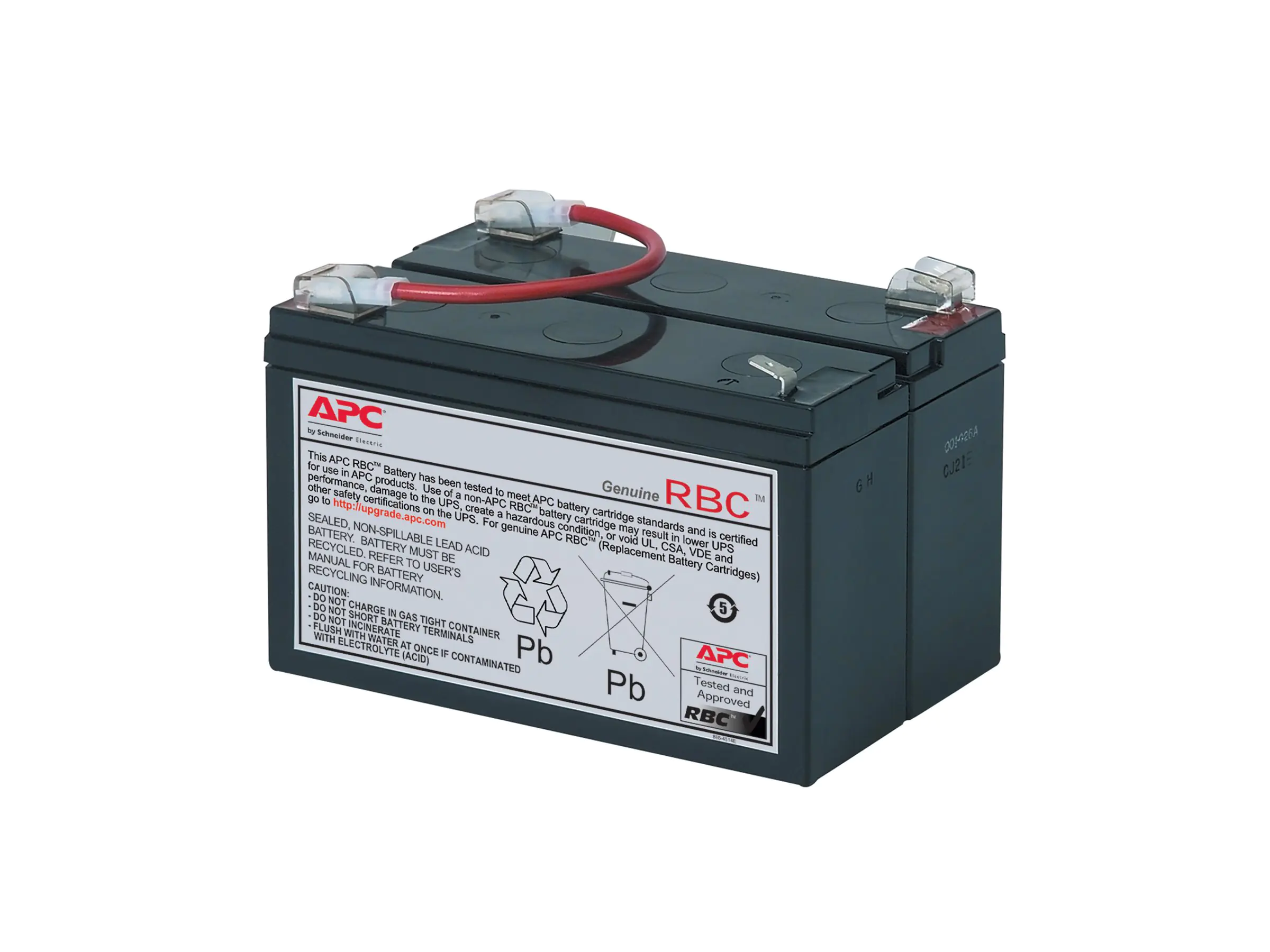 APC Replacement Battery Cartridge #3 - USV-Akku - Bleisäure - Schwarz - für P/N: BK450, BK600, BK600C, BK650MC, PCNET