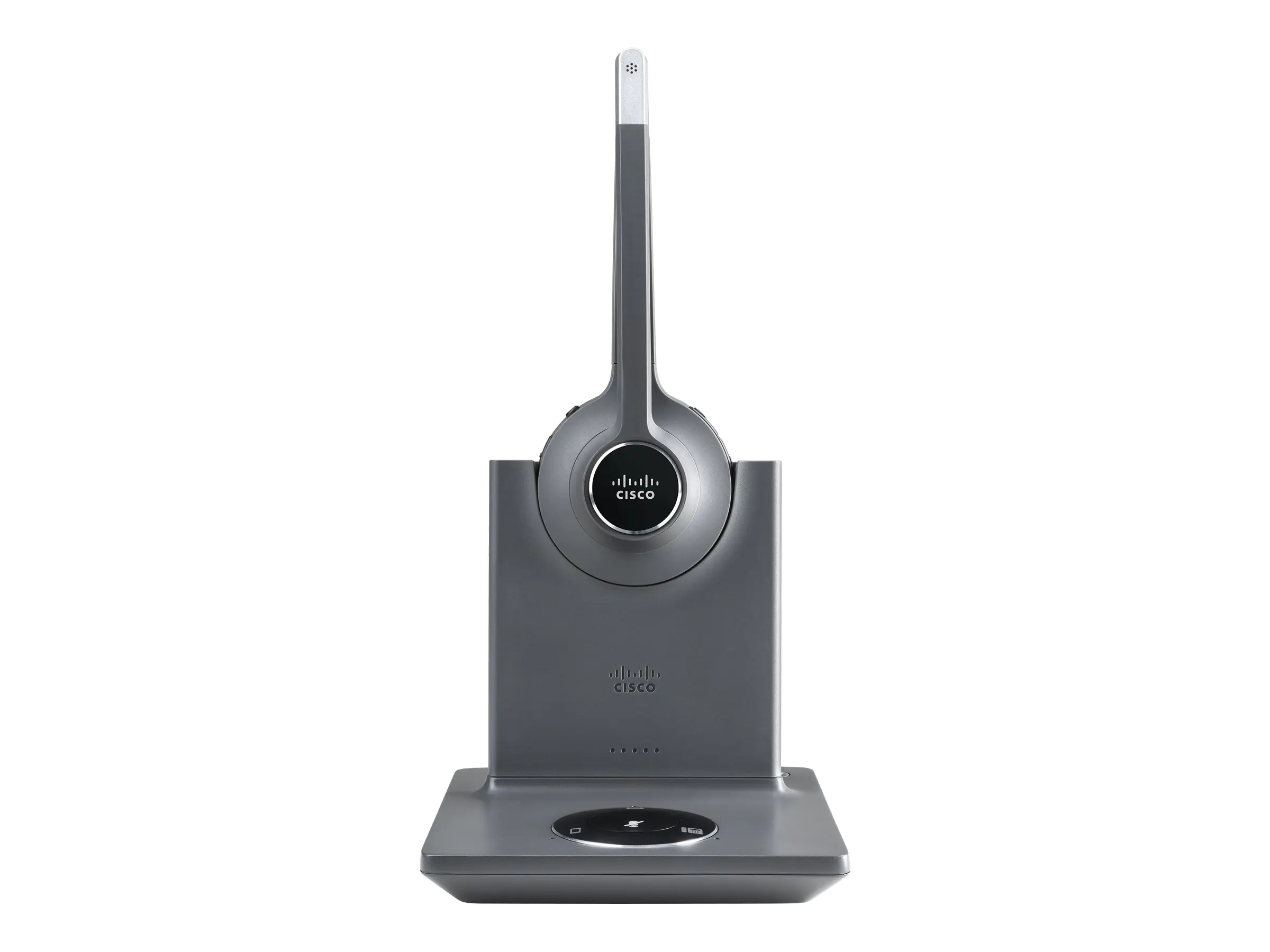 Cisco 561 Wireless Single - Headset - On-Ear - konvertierbar - DECT 6.0 - kabellos - mit Multibase Station - für Webex Board 55, Board 70, Board 85, Codec Pro - No Radio, Room 55, Room 70, Room Kit Mini