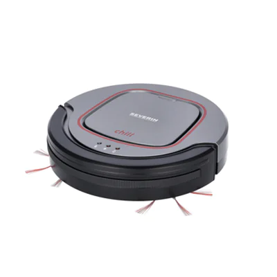 SEVERIN Saugroboter chill RB 7025 28,5 x 7 x 28,5 cm (B x H x T) 0,35l 1,5h 65dB grau/schwarz/weinrot SEVERIN Saugroboter chill RB 7025 28,5 x 7 x 28,5 cm (B x H x T) 0,35l 1,5h 65dB grau/schwarz/weinrot
