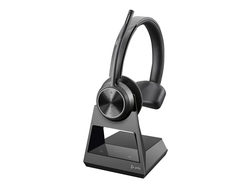 Poly Savi 7310-M Office - Savi 7300 series - Headset - On-Ear - DECT - kabellos - Schwarz - Zertifiziert für Microsoft Teams Poly Savi 7310-M Office - Savi 7300 series - Headset - On-Ear - DECT - kabellos - Schwarz - Zertifiziert für Microsoft Teams