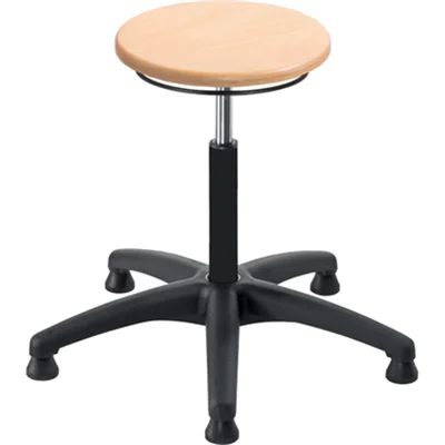meychair Sitzhocker Assistant Basic Rundsitz Farbe der Sitzfläche: buche Farbe des Fußkreuzes: schwarz meychair Sitzhocker Assistant Basic Rundsitz Farbe der Sitzfläche: buche Farbe des Fußkreuzes: schwarz