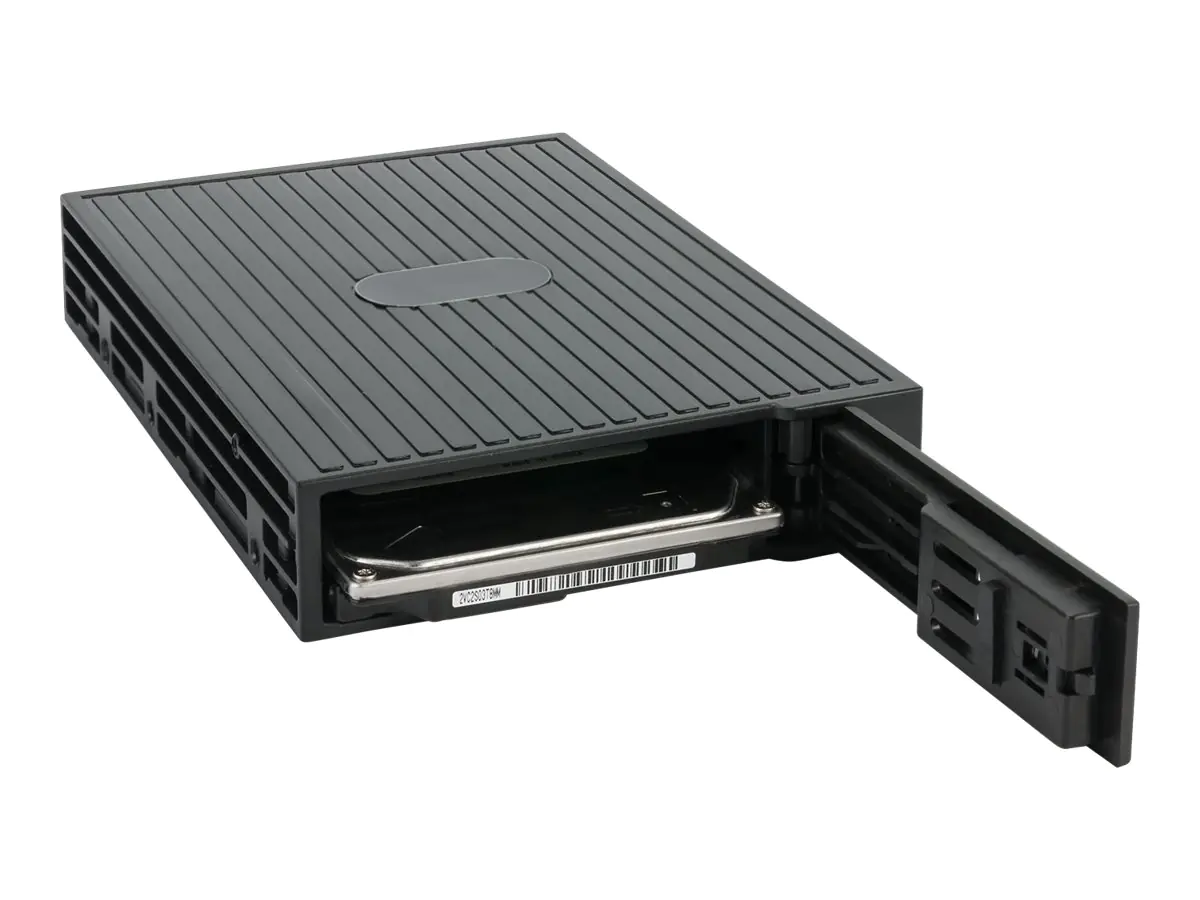 FANTEC MR-25 - Mobiles Speicher-Rack - 2.5" (6.4 cm) - SATA 6Gb/s / SAS 6Gb/s - Schwarz