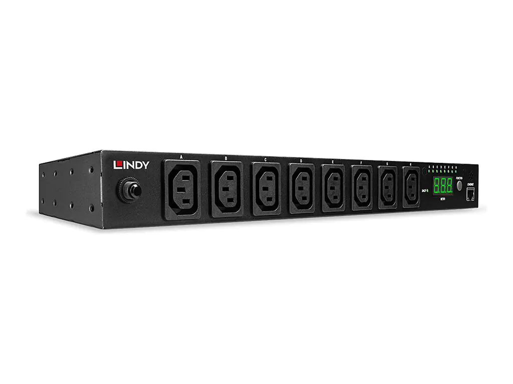 Lindy IP Power Switch Classic 8 - Power Control Unit (Rack - einbaufähig) 32657