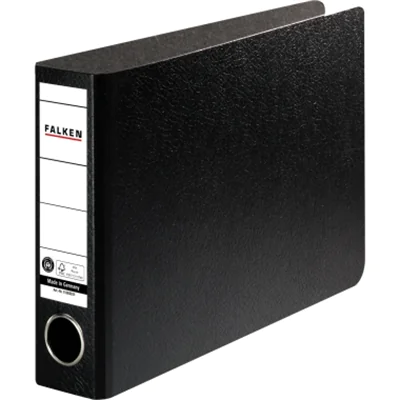 Falken Ordner N50 11285921 DIN A5 quer 50mm Hartpappe schwarz Falken Ordner N50 11285921 DIN A5 quer 50mm Hartpappe schwarz