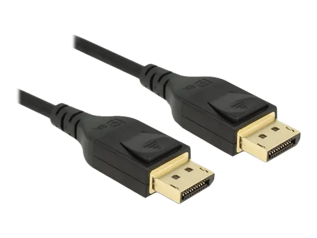 Delock - DisplayPort-Kabel - DisplayPort (M) zu DisplayPort (M) - DisplayPort 1.4 - 1 m - 8K Unterstützung - Schwarz