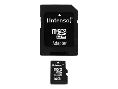 Intenso Class 10 - Flash-Speicherkarte (microSDHC/SD-Adapter 3413470