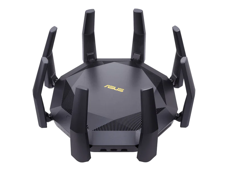 ASUS RT-AX89X - Wireless Router 8-Port-Switch - 10GbE - WAN-Ports: 2 - Wi-Fi 6 - Dual-Band