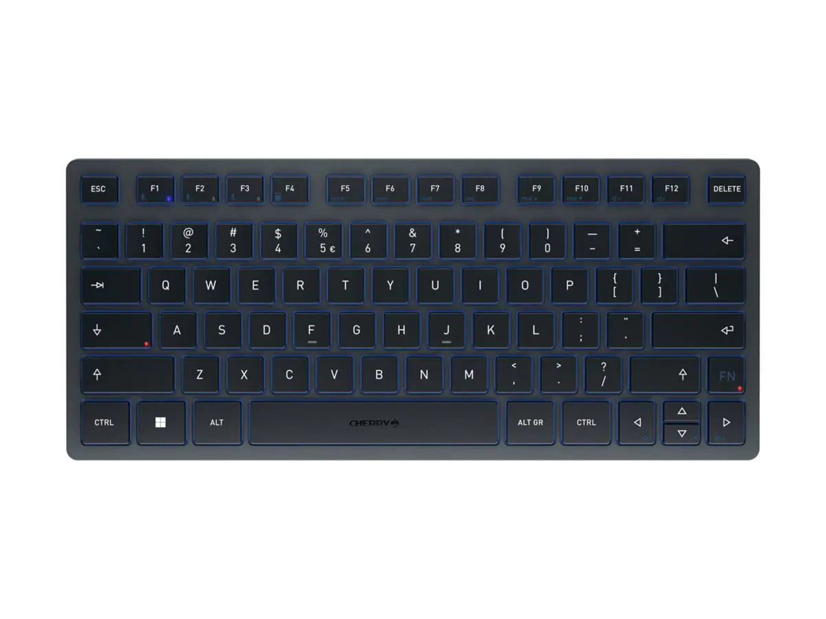 Cherry KW 7100 MINI BT - Tastatur - kabellos JK-7100EU-22