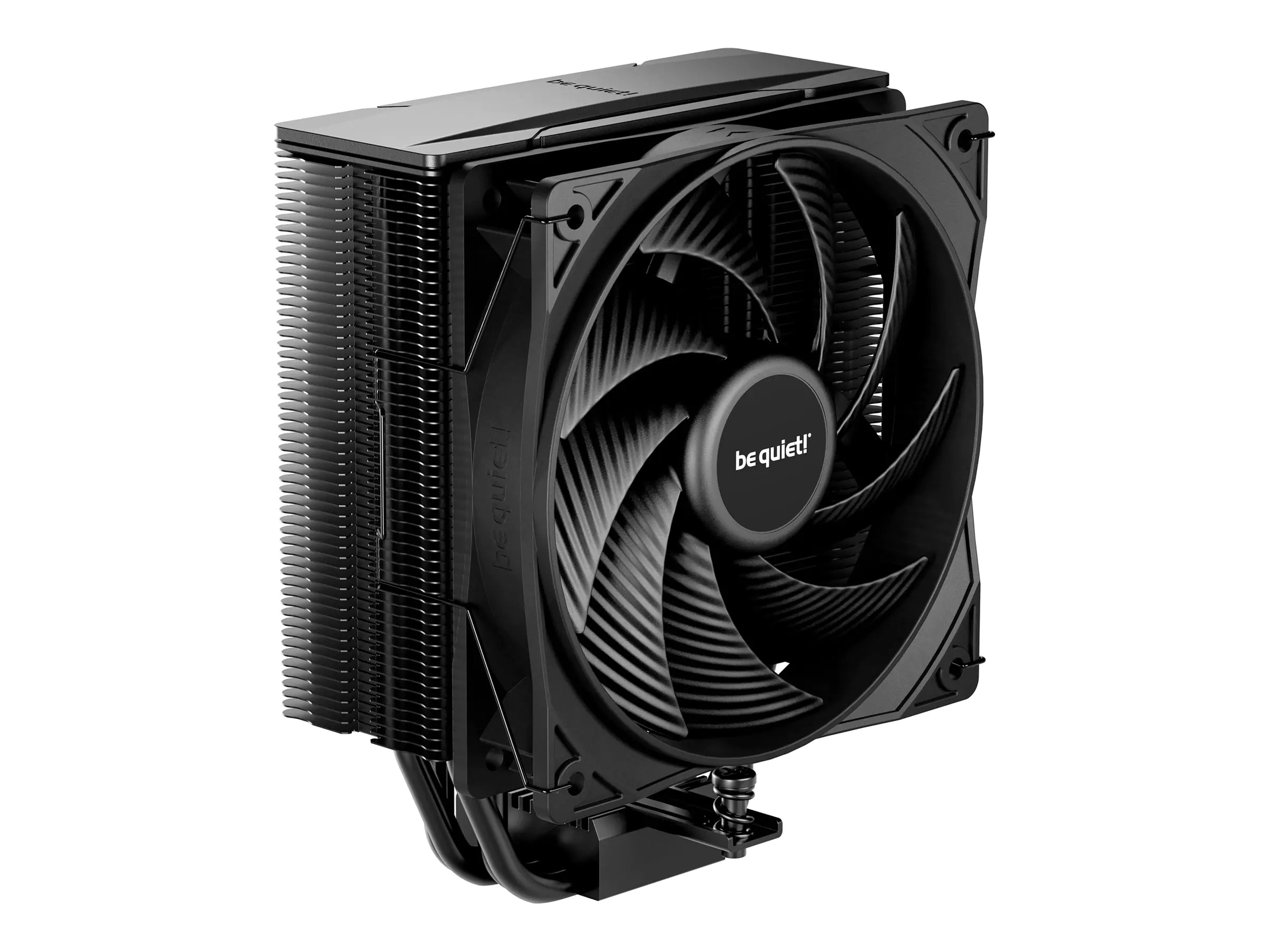 be quiet! Pure Rock 3 - Prozessor-Luftkühler - (für: LGA1150, LGA1151, LGA1155, LGA1200, LGA1700, LGA1851, AM4, AM5) - Sockel aus Kupfer mit Kühlrippen aus Aluminium - 120 mm - Schwarz