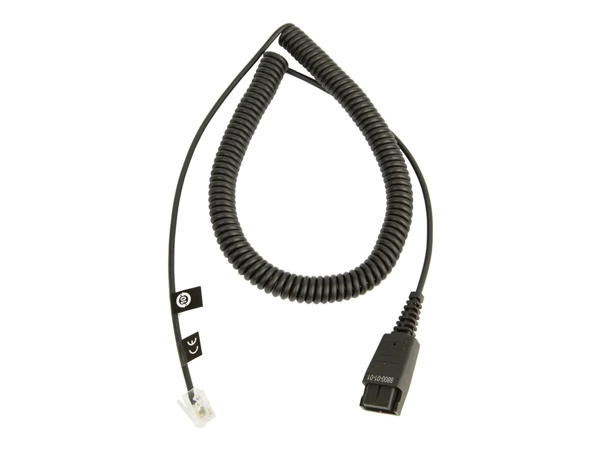 Jabra Headset-Kabel - Quick Disconnect zu RJ-10 8800-01-01