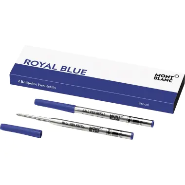 Montblanc Kugelschreibermine Royal Blue 128215 B bl 2St. Montblanc Kugelschreibermine Royal Blue 128215 B bl 2St.