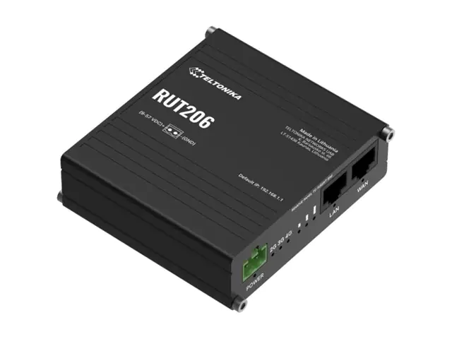 Teltonika RUT206 - Wireless Router - WWAN 2,4 GHz RUT206010000