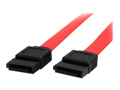 StarTech 60 cm SATA Serielles ATA-Kabel - S-ATA Anschlusskabel - Bu/Bu - SATA-Kabel - Serial ATA 150 - SATA (W) zu SATA (W) - 0.6 m - Rot - für P/N: 10P6G-PCIE-SATA-CARD, 2P6G-PCIE-SATA-CARD, 4P6G-PCIE-SATA-CARD, 6P6G-PCIE-SATA-CARD