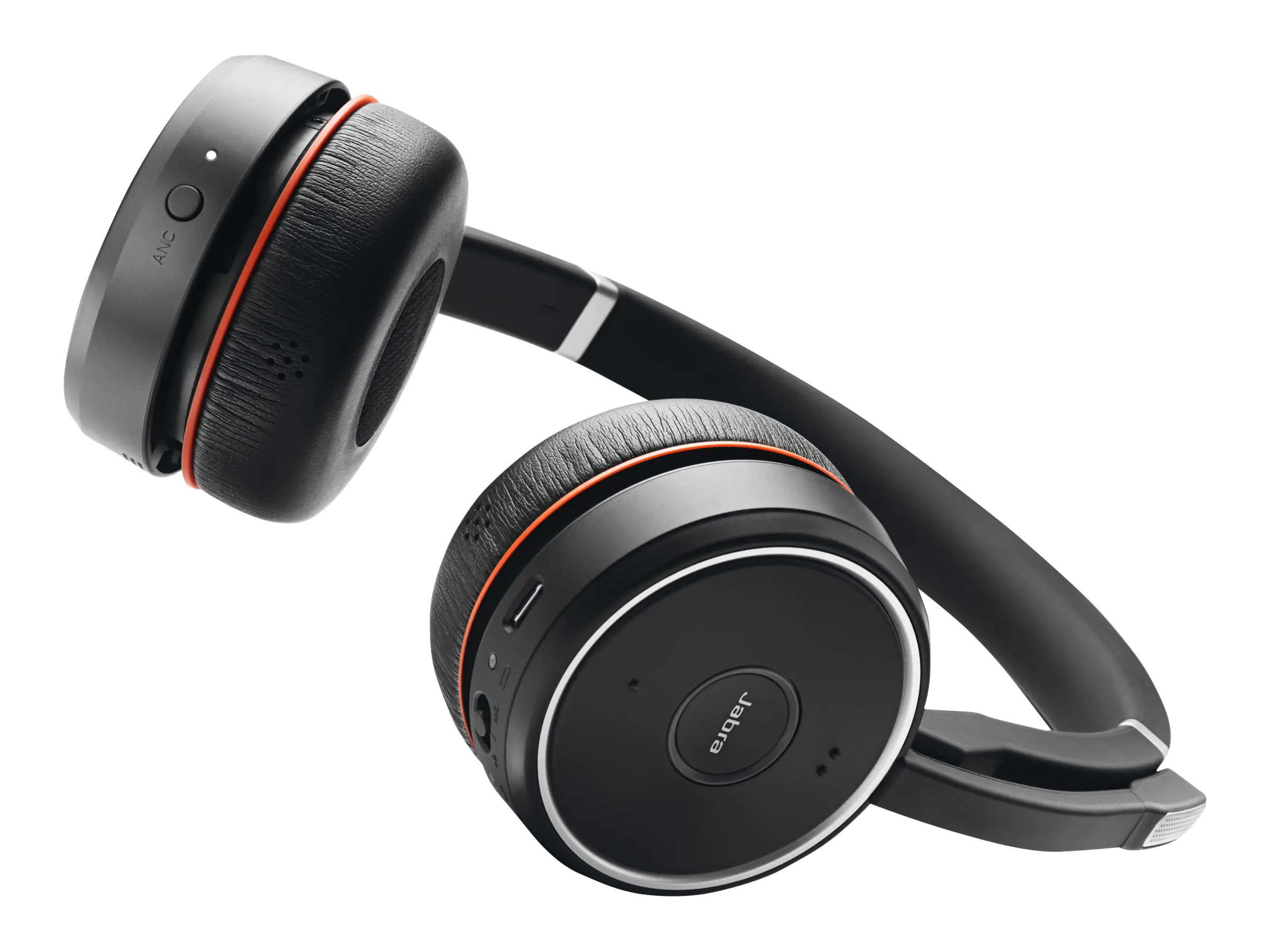 Jabra Evolve 75 UC Stereo - Headset - On-Ear - Bluetooth - kabellos - aktive Rauschunterdrückung - USB