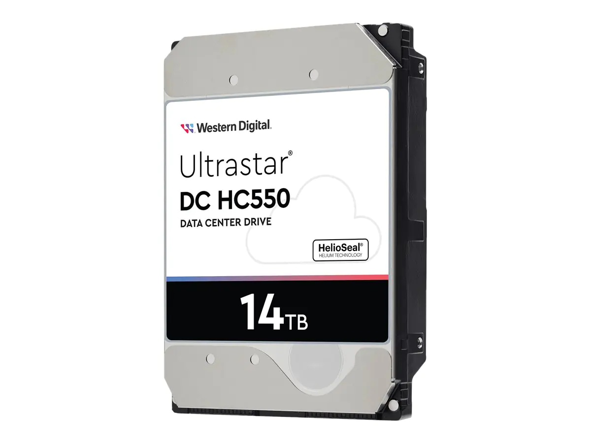 WD Ultrastar DC HC550 - Festplatte - 14 TB - intern - 3.5" (8.9 cm) - SATA 6Gb/s - 7200 rpm - Puffer: 512 MB