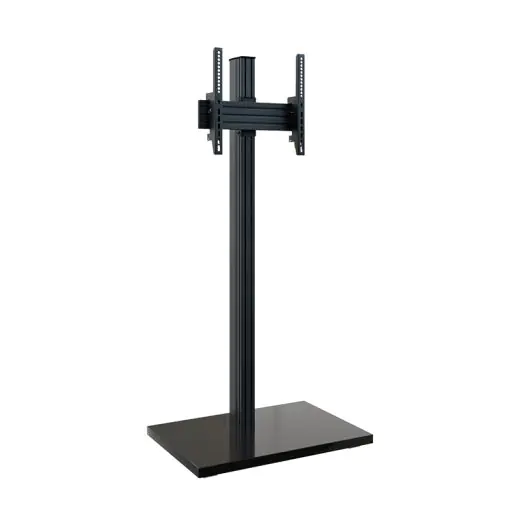 Hagor comPROnents series Elia 160 - Aufstellung - für Flachbildschirm - Aluminium - Schwarz Hochglanz - Bildschirmgröße: 116.8-165.1 cm (46"-65") - Bodenaufstellung