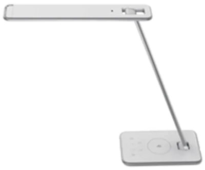UNILUX Tischleuchte Jazz LED 400093836 weiß + metallgrau